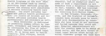 1971 – Publishing the First NHeLP Newsletter
