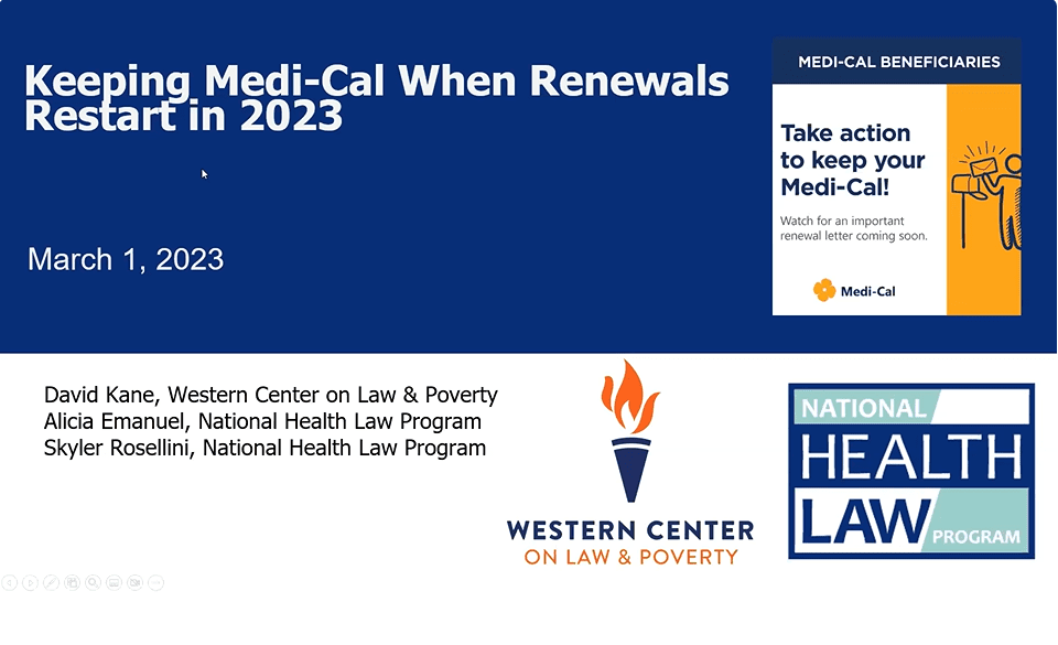 Keeping MediCal When Renewals Restart in 2023 National Health Law