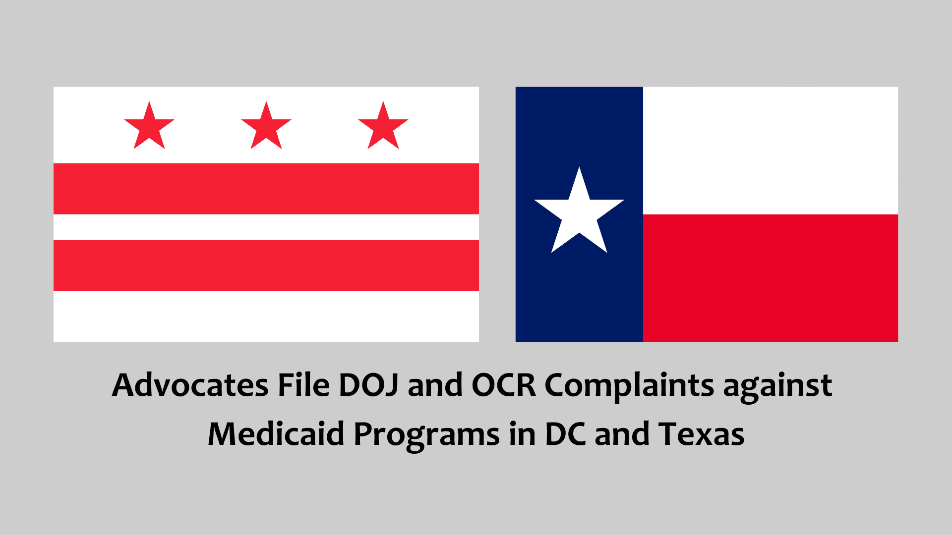 Advocates File Doj And Ocr Complaints Against Medicaid Programs In Dc