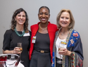 Incoming and outgoing Executive Director with Board Chair